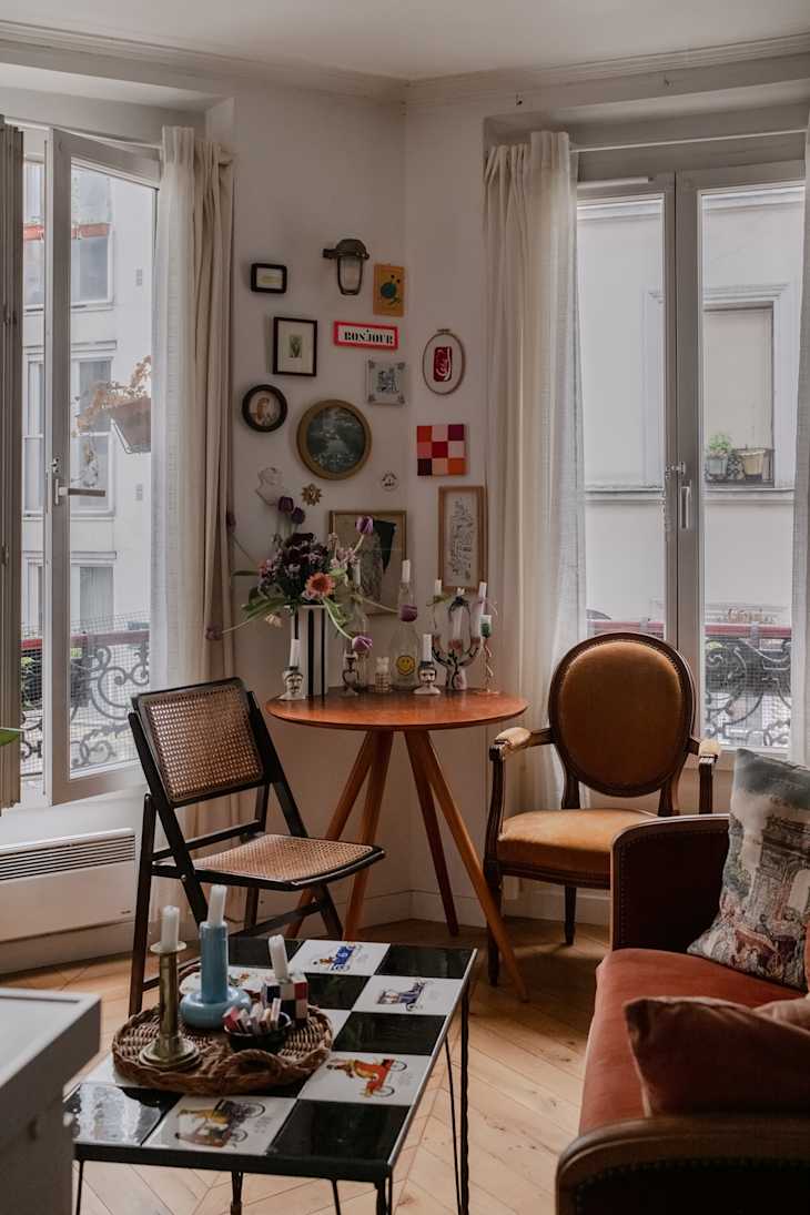 Tour a Dreamy, Colorful 215-Square-Foot Paris Apartment